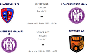 CHAMPIONNAT - Journée 12